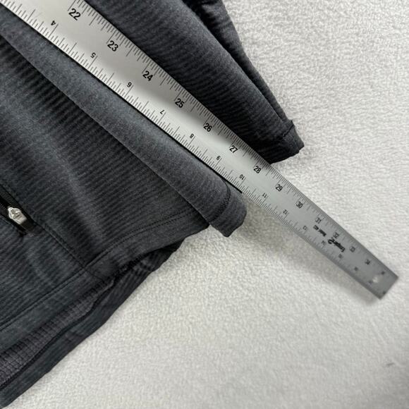 Harvard University Jacket Mens Medium Black Gray Full Zip Hooded Grid Fleece NEW - Picture 5 of 9